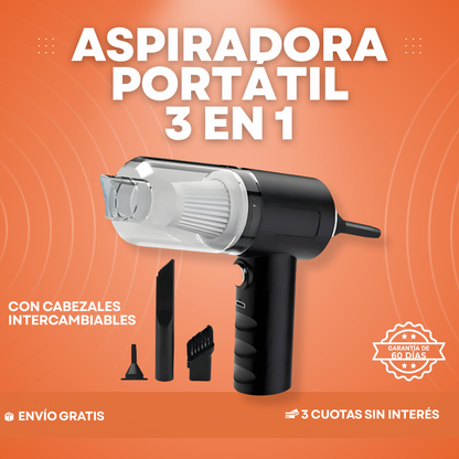 50% OFF - Aspiradora Portátil 3 en 1