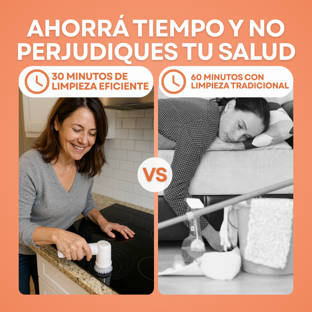 2x1 Cepillo 3 en 1 - Limpieza sin Esfuerzo