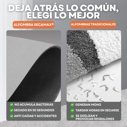 2x1 Alfombra SECAMAX® - Secado ultra rápido