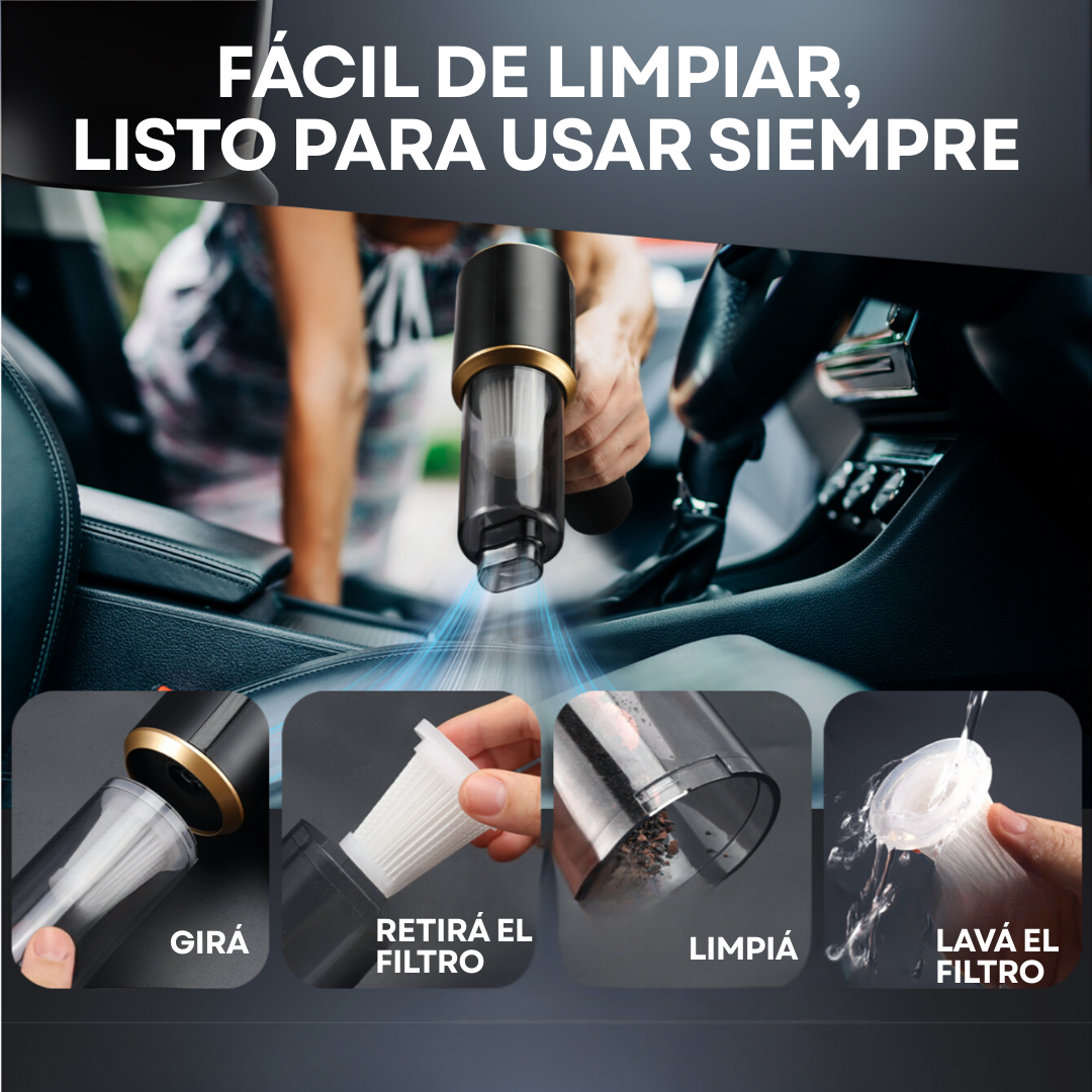 50% OFF - Aspiradora Portátil 3 en 1