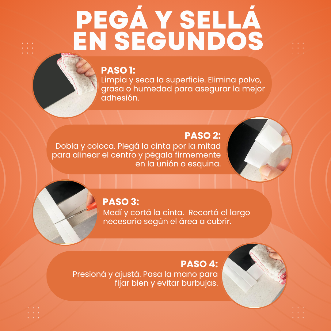 4x1 Cinta Selladora Power Pro ® - Protegé tu hogar de la humedad al instante